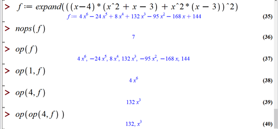 ساده سازی عبارات در میپل (Simplifying expressions in Maple)