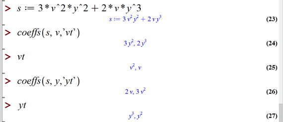 ساده سازی عبارات در میپل (Simplifying expressions in Maple)