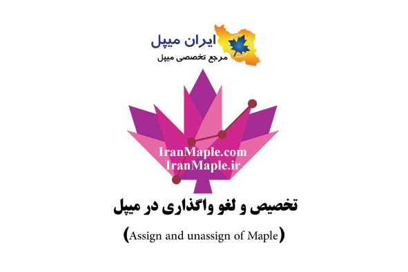 تخصیص و لغو واگذاری در میپل (Assign and unassign of Maple)