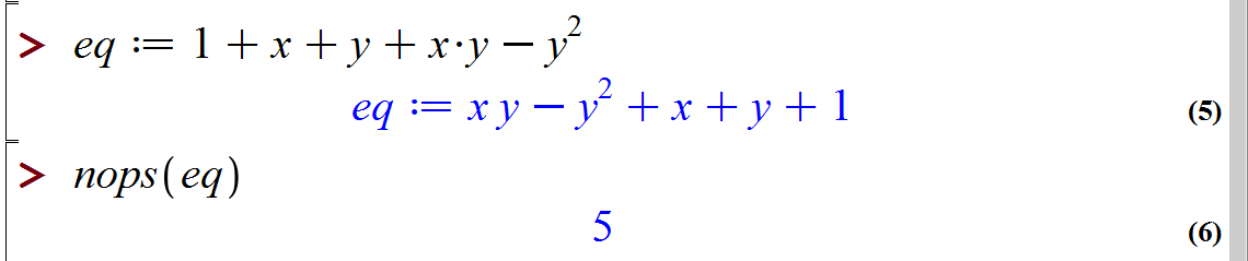 مجموعه ها و لیست ها در میپل (Sets and lists in Maple)