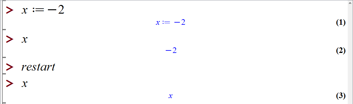 تخصیص و لغو واگذاری در میپل (Assign and unassign of Maple)