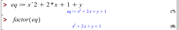 ساده سازی عبارات در میپل (Simplifying expressions in Maple)