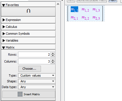 کار با ماتریس ها در میپل (Working with Matrices in Maple)