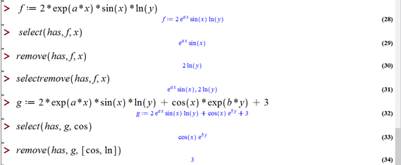 ساده سازی عبارات در میپل (Simplifying expressions in Maple)